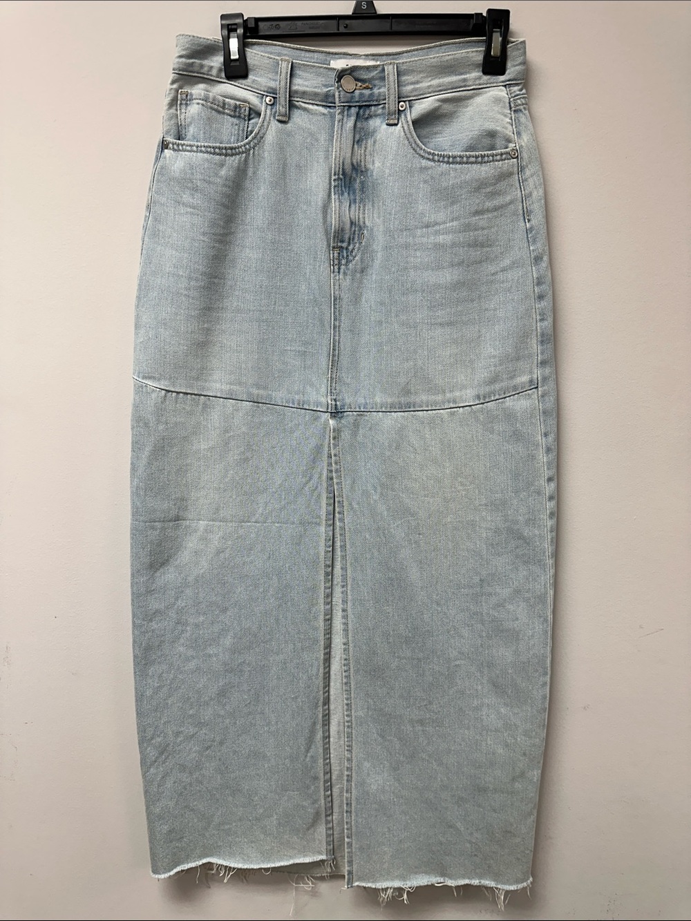 Just black long jean skirt medium